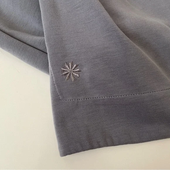 Athleta Seasoft Crewneck Sweatshirt in COSMOS gray blue, Size XS - Picture 16 of 16